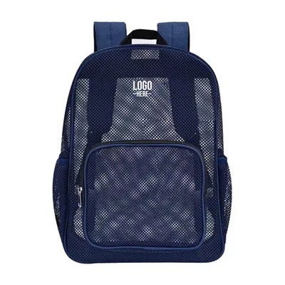 Semi Transparent Mesh Backpack
