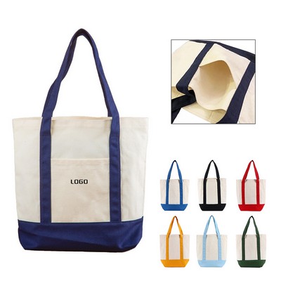 12oz Small Recycled Cotton Canvas Tote Bag