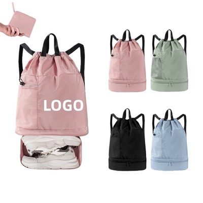 Dry-Wet Separation Foldable Backpack