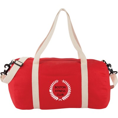 Overnight Cotton Canvas Duffel Bag
