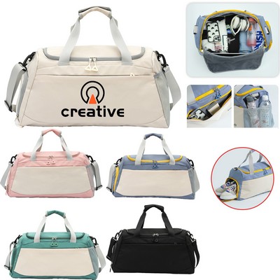 Water-Resistant Oxford Duffle Bag