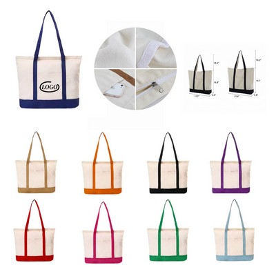 18 Oz Sewn Reinforced Cotton Canvas Boat Bag