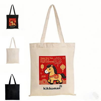 2026 Recycled Cotton Canvas Tote Bag