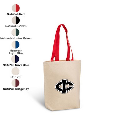 Tote Bag With Contrasting Web Handles
